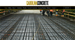 Desktop Screenshot of carolinaconcrete.net