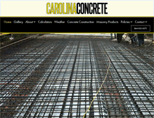 Tablet Screenshot of carolinaconcrete.net